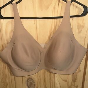 Knix Tan Full Coverage Bra with Molded Cups